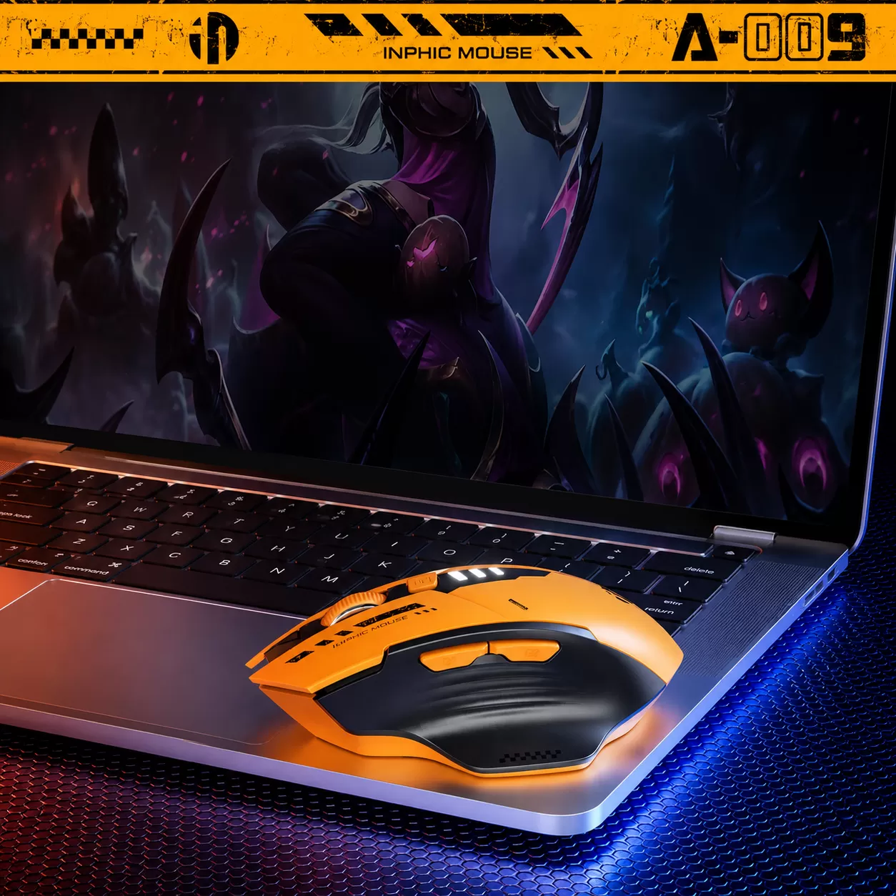 Chuột không dây Bluetooth và 2.4Ghz inphic® A9 Bumblebee V2
