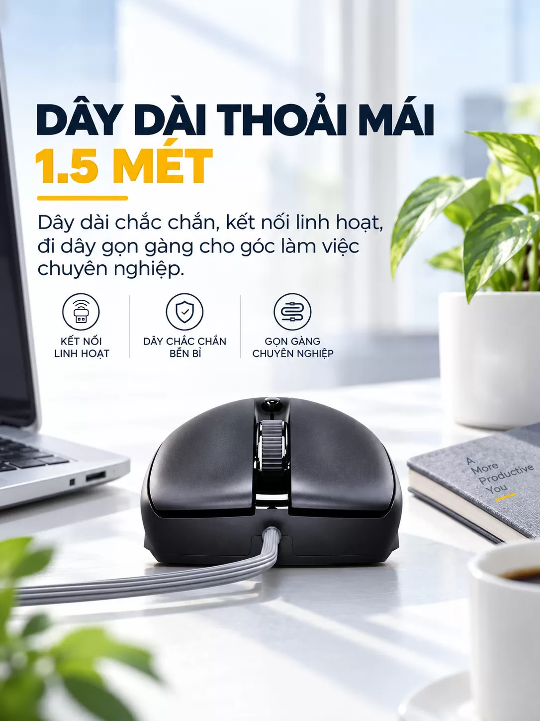 Chuột chơi game có dây inphic® B5