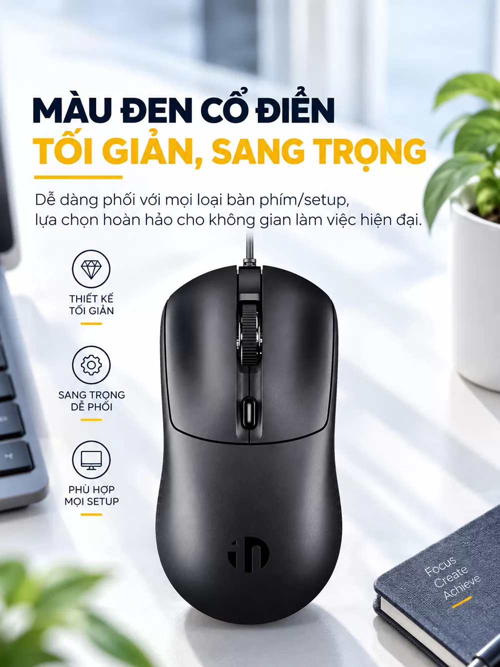Chuột chơi game có dây inphic® B5