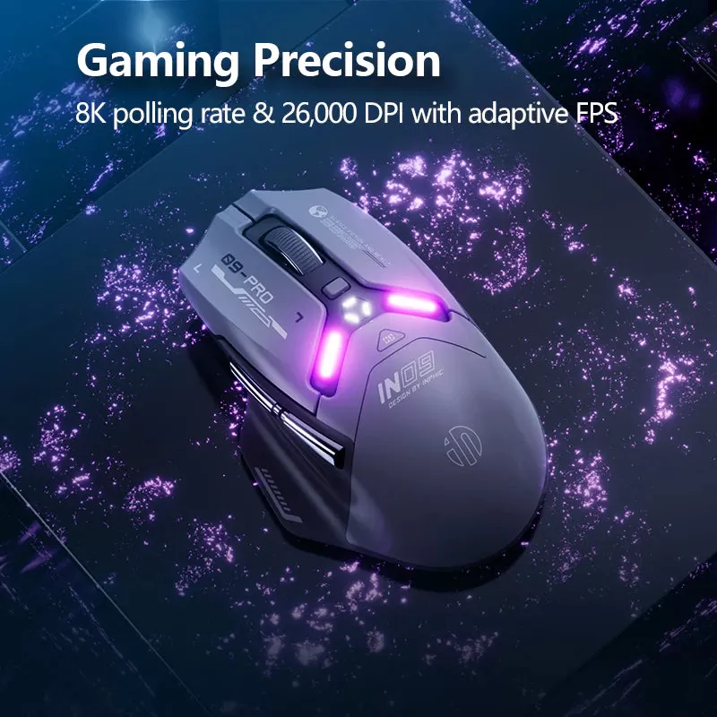 Chuột Gaming INPHIC IN9PRO Có Dây & Không Dây: Sự Lựa Chọn Đa Năng Cho Game Thủ
