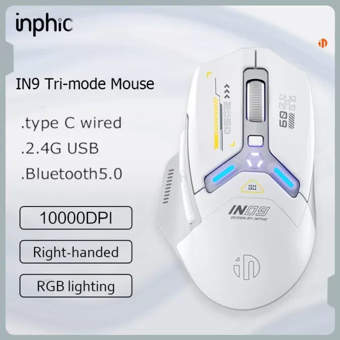 Nâng Tầm Trải Nghiệm Gaming Của Bạn Với Con Chuột Phù Hợp IN9 Tri-mode Mouse