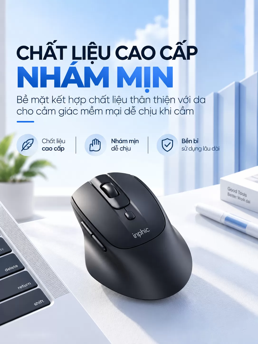 Chuột chơi game không dây inphic® M2Pro