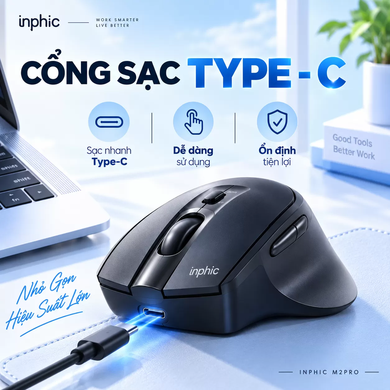 Cổng sạc Type-C – Sạc nhanh, sử dụng tiện lợi