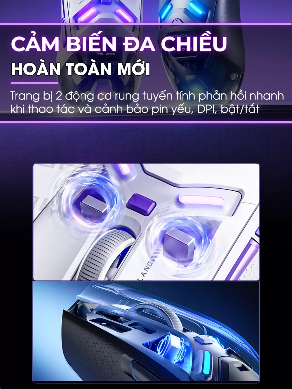 Chuột chơi game không dây inphic® ZHEN