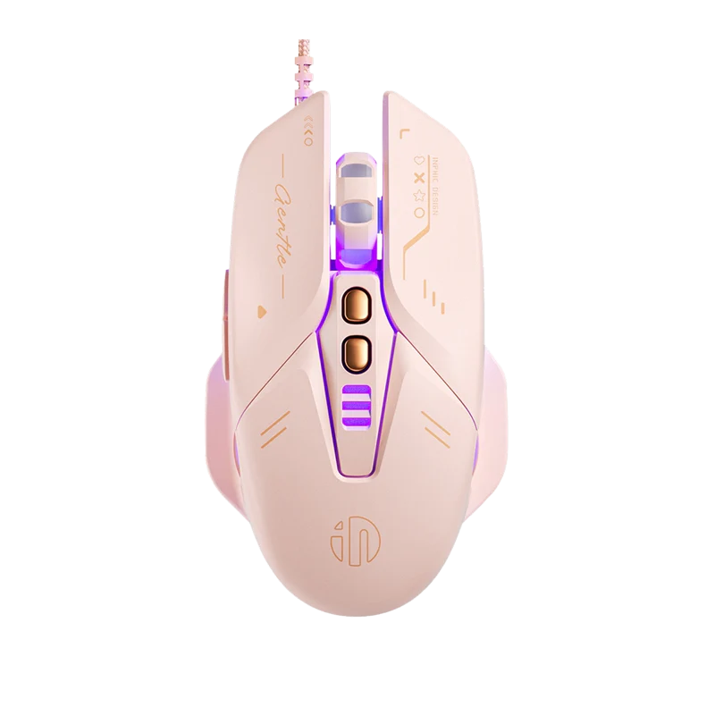 Chuột chơi game có dây inphic® W8 Version II RGB Light