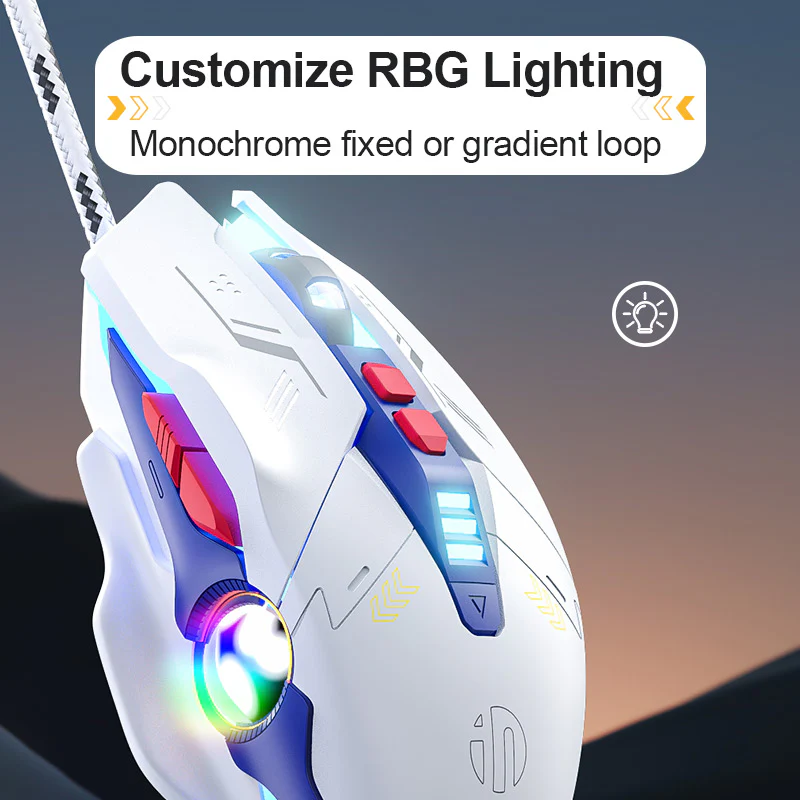 Chuột chơi game inphic® W9P 7 phím lập trình