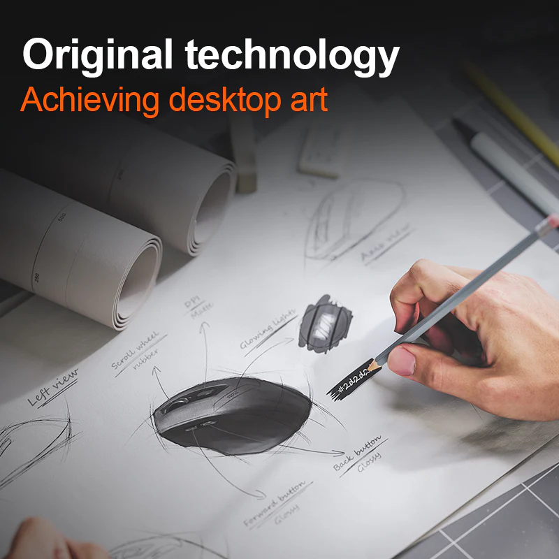 Chuột không dây Bluetooth và 2.4G inphic® DR01