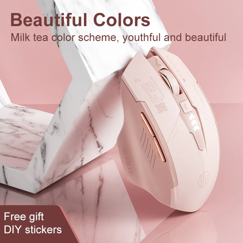Chuột không dây sạc lại inphic® F8 Version Ⅱ 2.4G