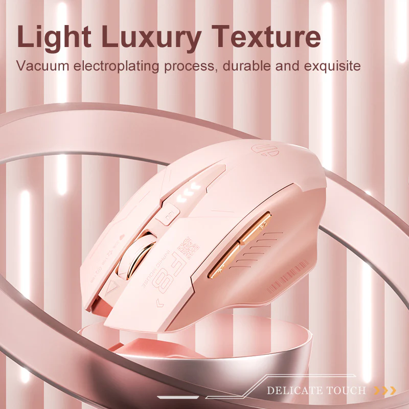 Chuột không dây sạc lại inphic® F8 Version Ⅱ 2.4G