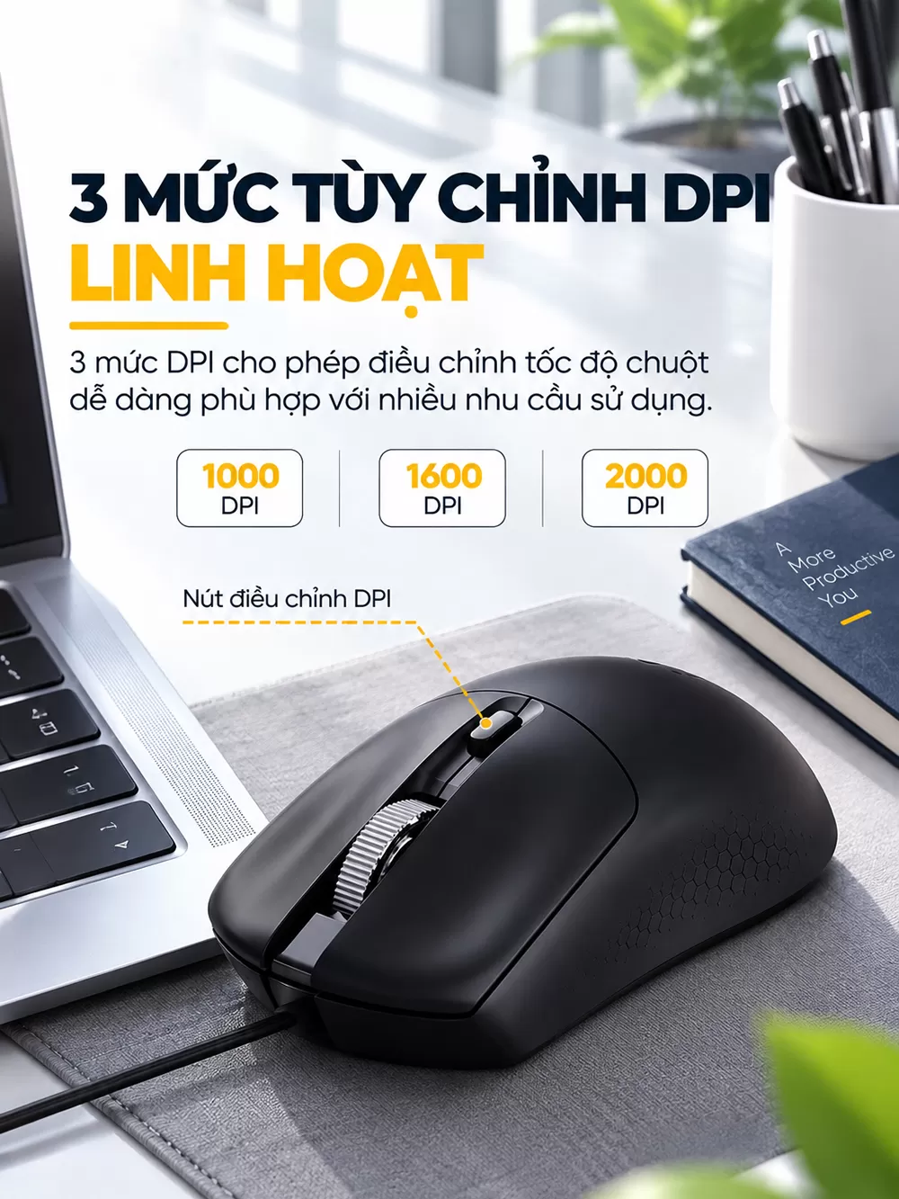 Chuột chơi game có dây inphic® B5