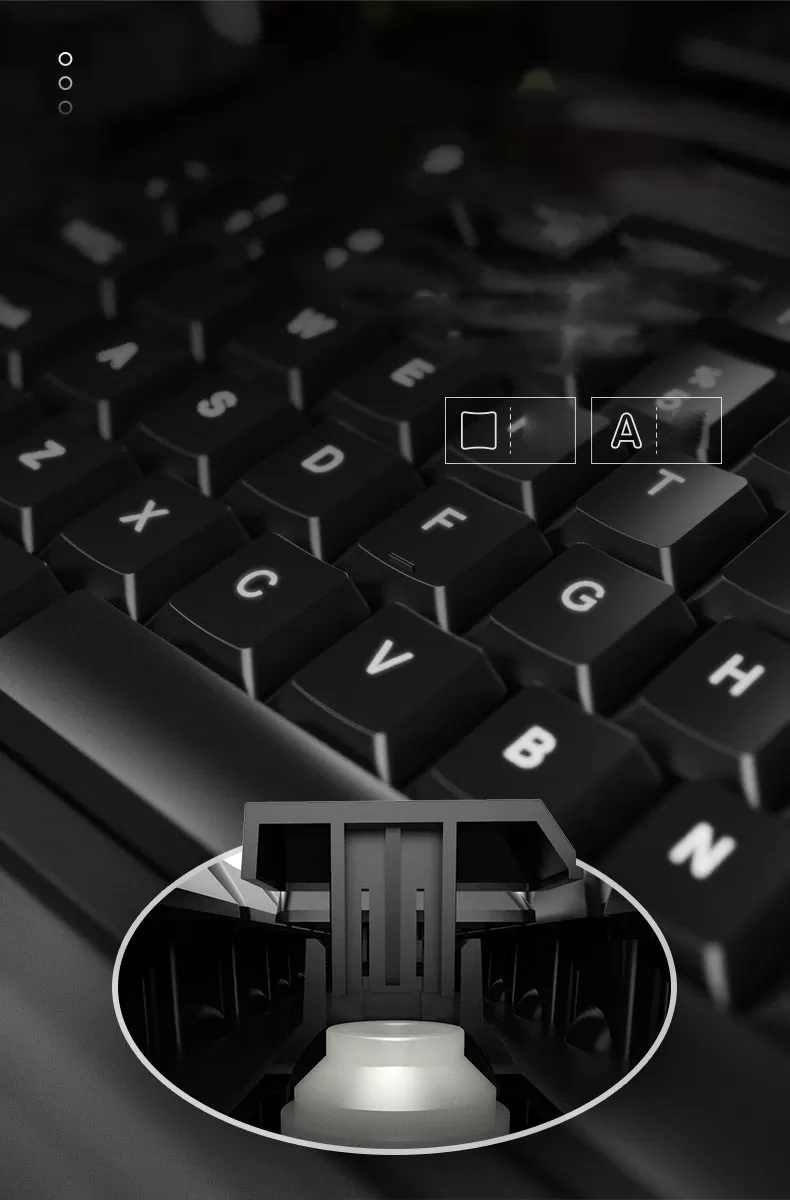 Bàn phím máy tính có dây inphic® V580