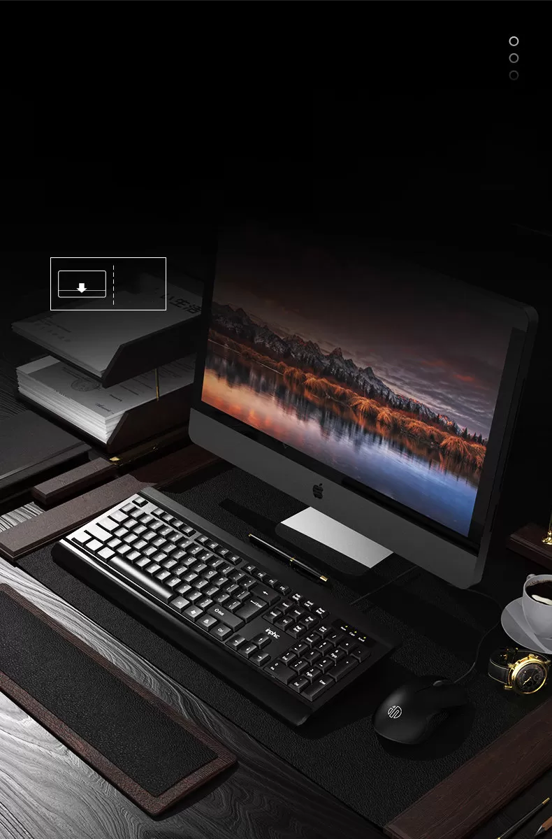Bàn phím máy tính có dây inphic® V580