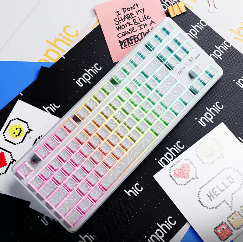 Bàn phím cơ tùy chỉnh inphic® K87 Contour Line