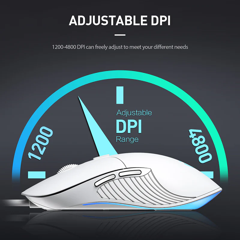 Chuột có dây inphic® B1 dành cho PC với các phím lập trình