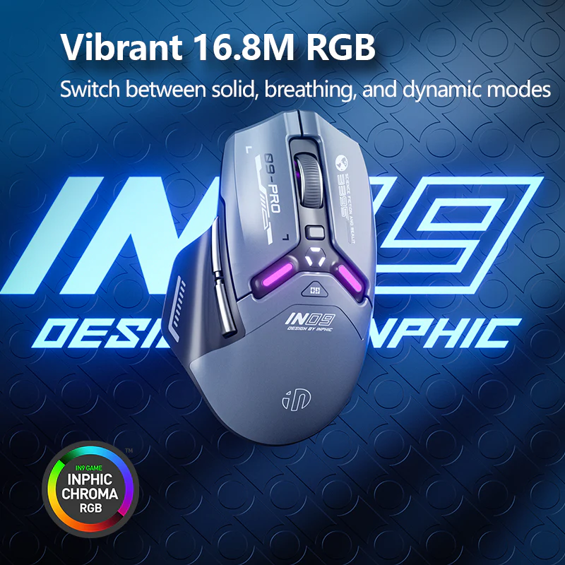 Chuột chơi game không dây inphic® IN9 PRO 3395