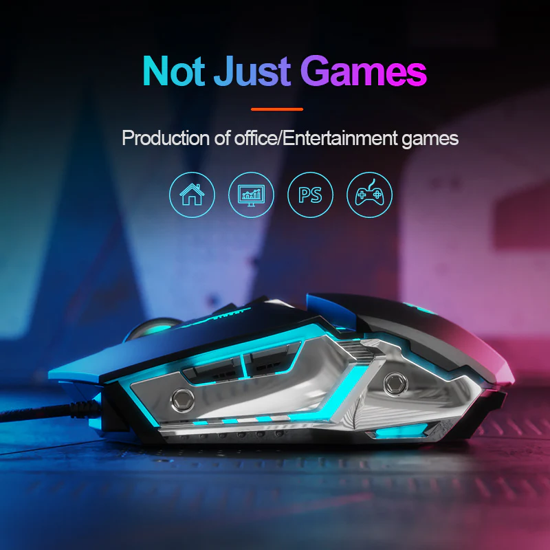 Chuột chơi game cơ học có dây inphic® W2