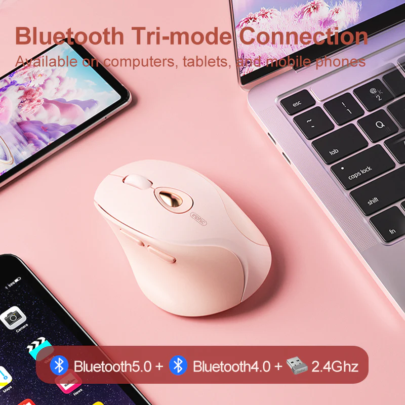Chuột không dây Bluetooth và 2.4G inphic® DR801