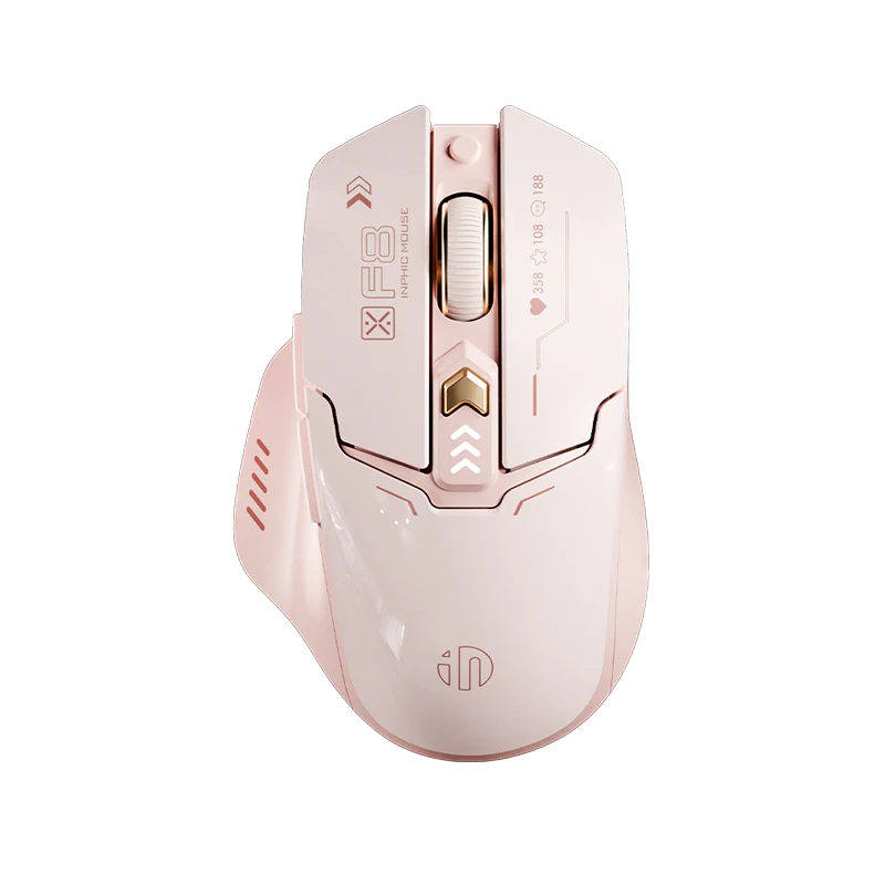 Chuột không dây sạc lại inphic® F8 Version Ⅱ 2.4G