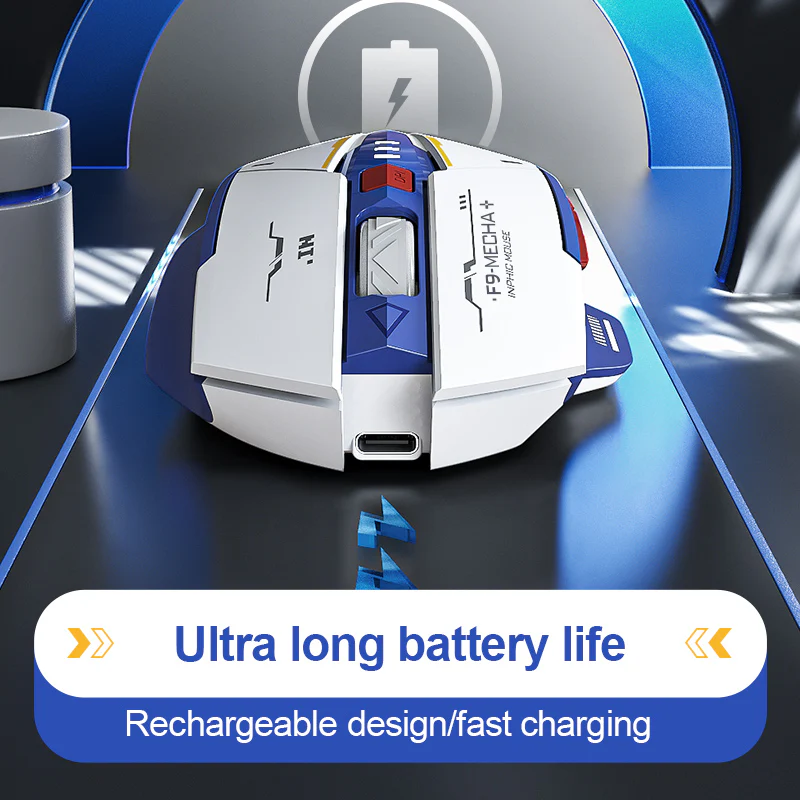 Chuột văn phòng không dây inphic® F9 2.4G với chức năng nhấp chuột im lặng