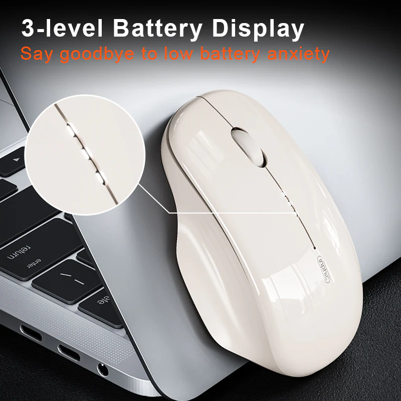 Chuột không dây inphic® M1 II mỏng và yên tĩnh 2.4G