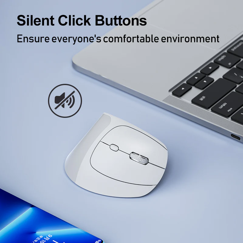 inphic® X9 Silent 2.4G Wireless Vertical Mouse